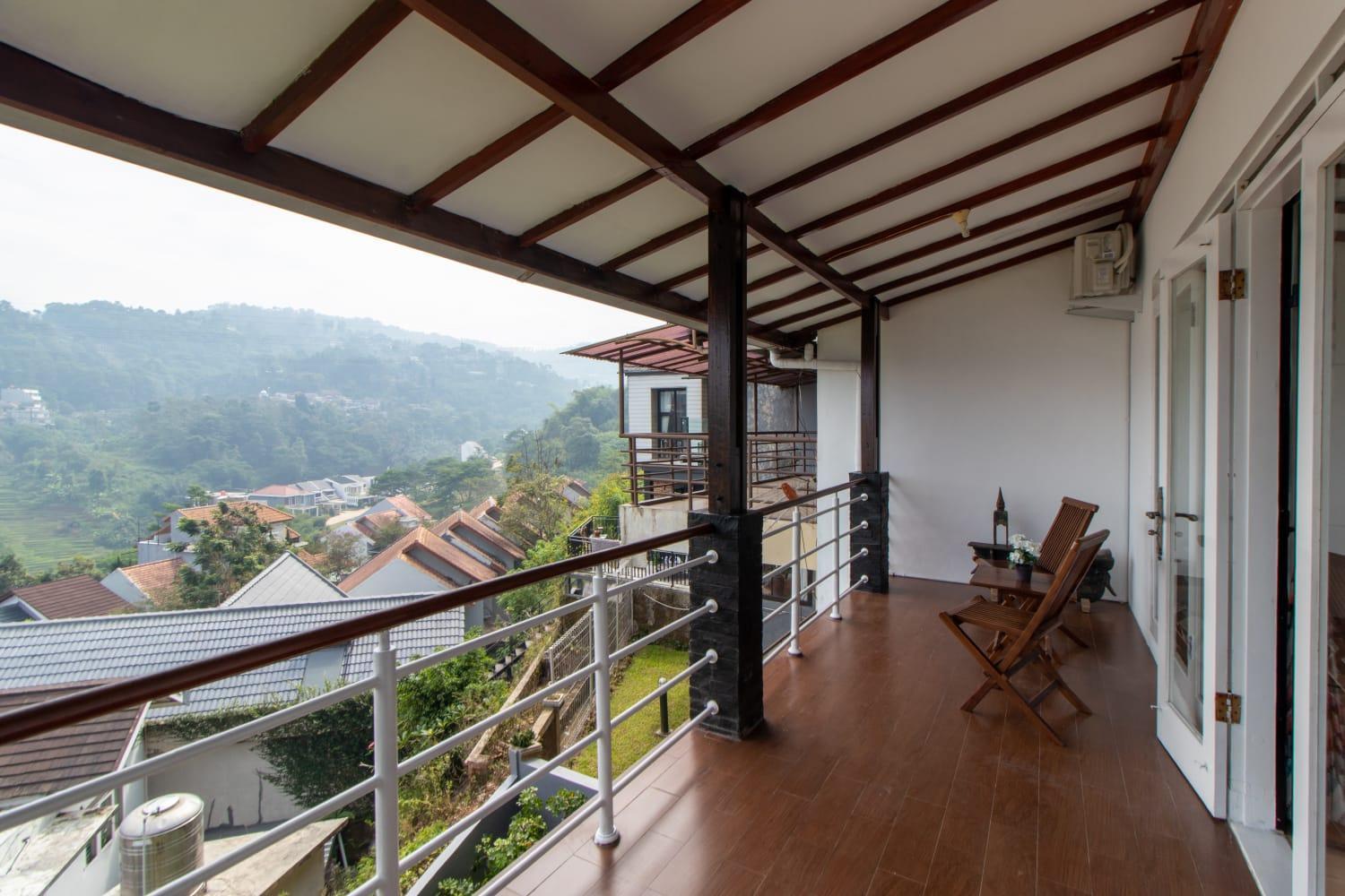 Villa Keluarga Syariah Resor Dago Pakar Bandung - View Bukit Luaran gambar